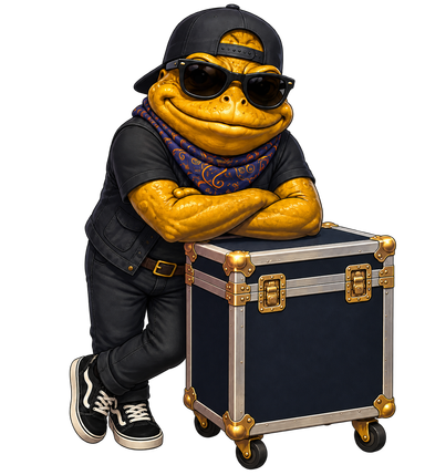 Froggy, Festly’s golden Colorado River toad